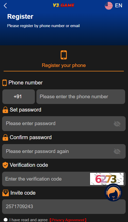 v3 game registration guide via pictorial view