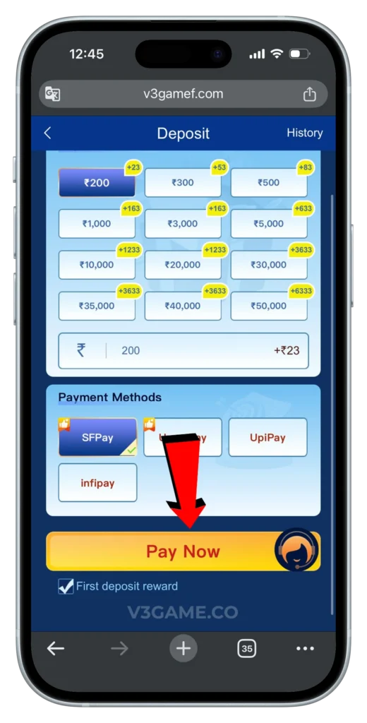 v3game-deposit-page